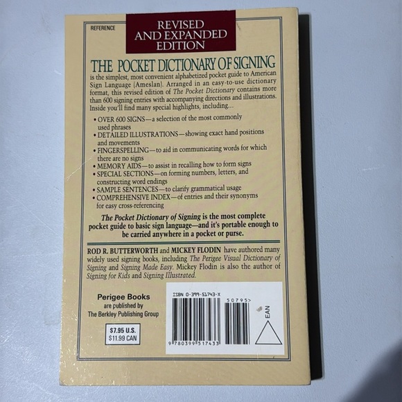 Paperback | Book | The Pocket Dictionary of Signing Book - Picture 2 of 8